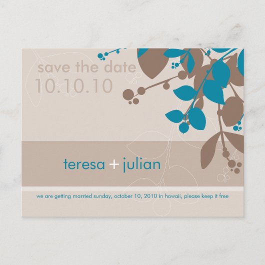 日付の保存::先住民10 案内ポストカード (正面)