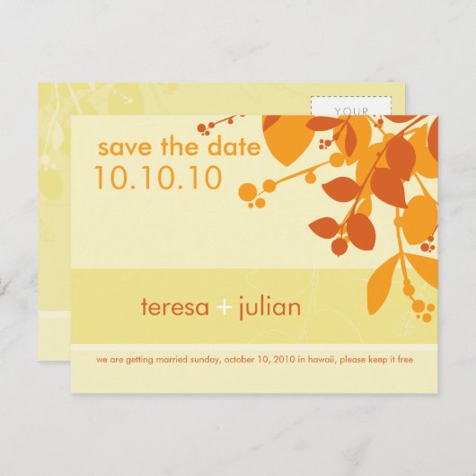 日付の保存::先住民8 ポストカード (正面/裏面)