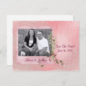 「日付の保存」写真カード 案内ポストカード (正面/裏面)