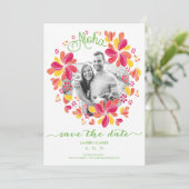 日付の保存 – 写真、トロピカル、ハワイアン、島 セーブザデート (スタンド正面)