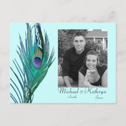 日付の保存 – 孔雀#2 案内ポストカード (正面)