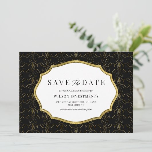 日付の保存 招待状 (スタンド正面)