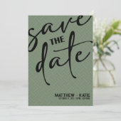 日付の保存 招待状 (スタンド正面)