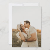 日付の保存 招待状 (裏面)