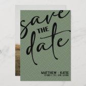 日付の保存 招待状 (正面/裏面)