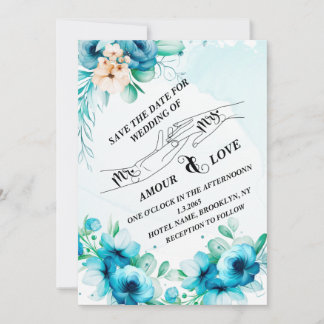 日付の保存 招待状