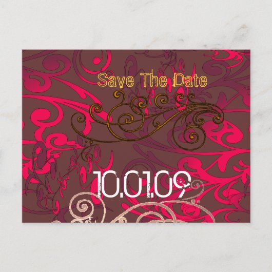 日付の保存 – 旋回動揺して- 案内ポストカード (正面)