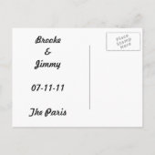 日付の保存 案内ポストカード (裏面)