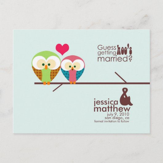 日付の保存 案内ポストカード (正面)