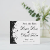 日付の保存 案内ポストカード (スタンド正面)