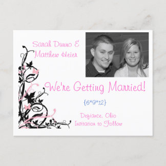 日付の保存 案内ポストカード