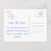 日付の保存 案内ポストカード (裏面)