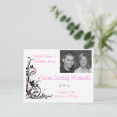 日付の保存 案内ポストカード (スタンド正面)