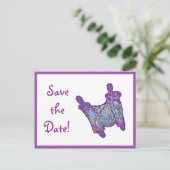 日付の保存 案内ポストカード (スタンド正面)