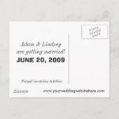 日付の保存 案内ポストカード (裏面)