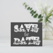 日付の保存 案内ポストカード (スタンド正面)