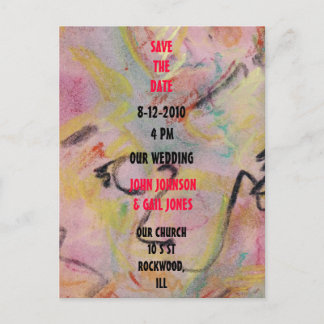 日付の保存 案内ポストカード