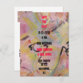 日付の保存 案内ポストカード (正面/裏面)