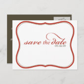 日付の保存 案内ポストカード (正面/裏面)