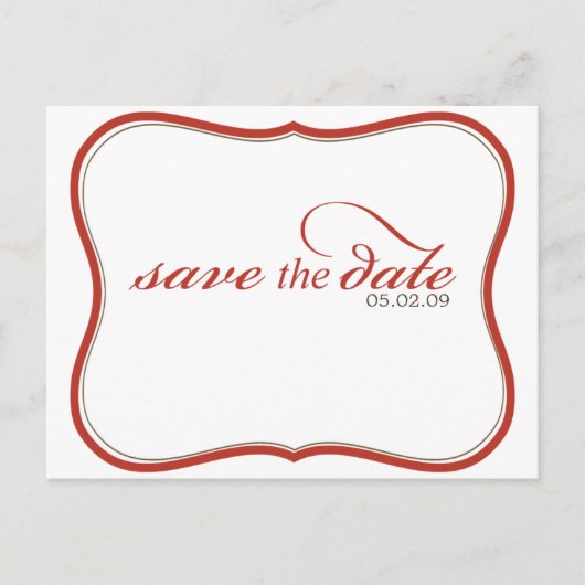 日付の保存 案内ポストカード (正面)