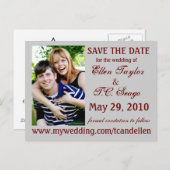 日付の保存 案内ポストカード (正面/裏面)