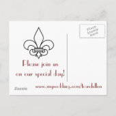 日付の保存 案内ポストカード (裏面)