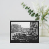 日付の保存 案内ポストカード (スタンド正面)