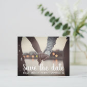 日付の保存 案内ポストカード (スタンド正面)