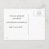 日付の保存 案内ポストカード (裏面)