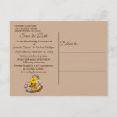 『日付の保存』 案内ポストカード (裏面)