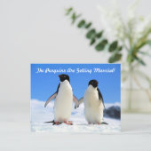 日付の保存 案内ポストカード (スタンド正面)