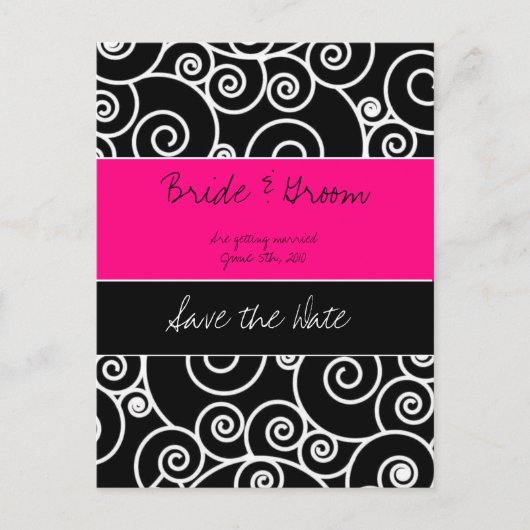 日付の保存 案内ポストカード (正面)