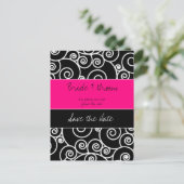 日付の保存 案内ポストカード (スタンド正面)