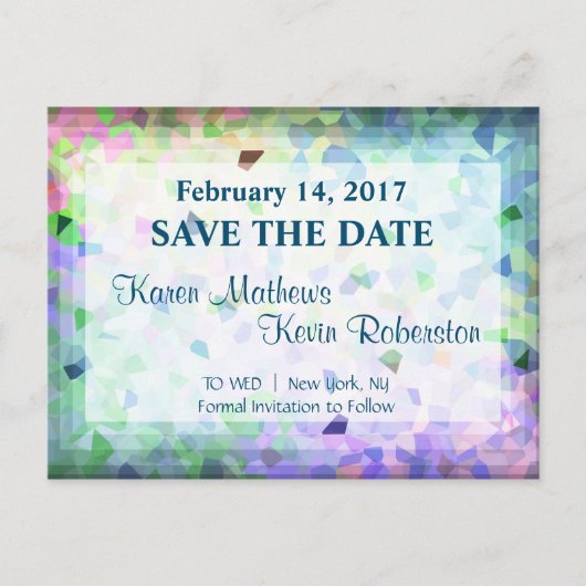 日付の保存 案内ポストカード (正面)