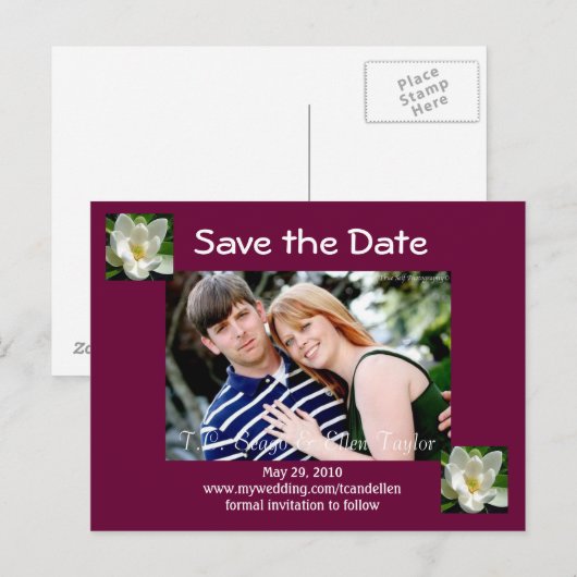 日付の保存 案内ポストカード (正面/裏面)