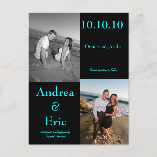 日付の保存 案内ポストカード (正面)