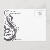 日付の保存 案内ポストカード (裏面)