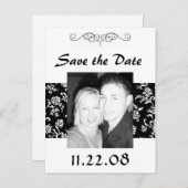 日付の保存 案内ポストカード (正面/裏面)