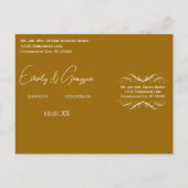 日付の保存 – - 案内ポストカード (裏面)