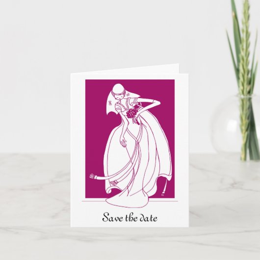 日付の保存 案内状 (正面)