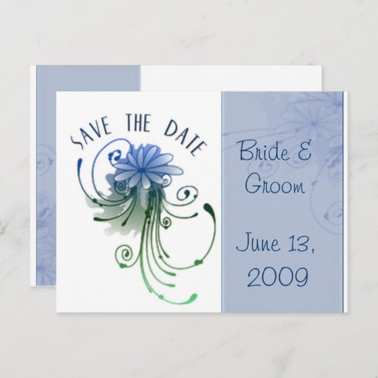 日付の保存…独自の文字の追加 案内ポストカード (正面/裏面)