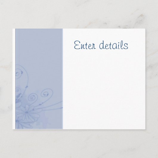 日付の保存…独自の文字の追加 案内ポストカード (裏面)