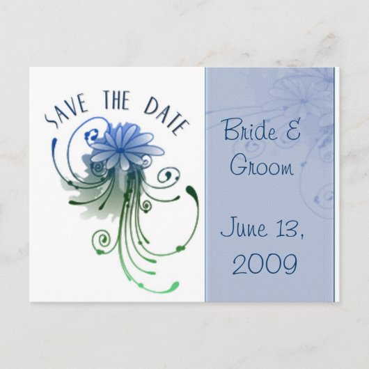 日付の保存…独自の文字の追加 案内ポストカード (正面)