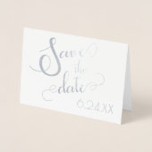 日付の保存 箔カード (正面)