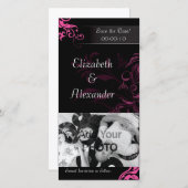 日付の保存 – 結婚式の招待 セーブザデート (正面/裏面)