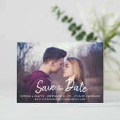 日付の保存 – DIY写真と背景色 セーブザデート (スタンド正面)