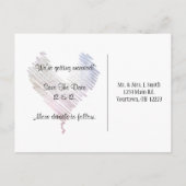 「日付の保存」 iPad 案内ポストカード (裏面)