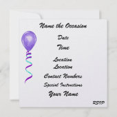 日付の保存 – SRF セーブザデート (裏面)