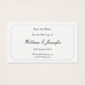 日付の保存Autumn / 秋の結婚式100カード (裏面)