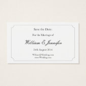 日付の保存Autumn / 秋の結婚式100カード (裏面)